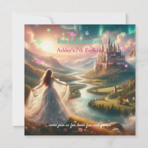 Invitation pour une fête d'anniversaire de princes