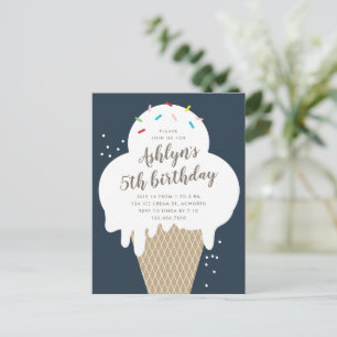 Invitation pour une fête d'anniversaire d'enfants 