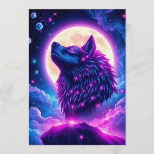 Invitation pour une fête d'anniversaire galactique
