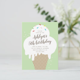 Invitation pour une fête d'anniversaire pour enfan