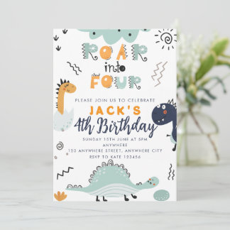 Invitation pour une fête d'anniversaire sur le thè