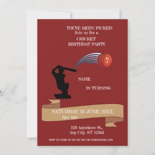 Invitation pour une fête d'anniversaire sur le thè