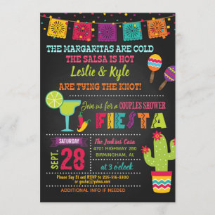 Invitation pour une fête de couples Fiesta
