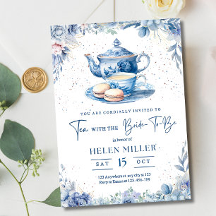 Invitation pour une fête de thé de mariage, Brunch
