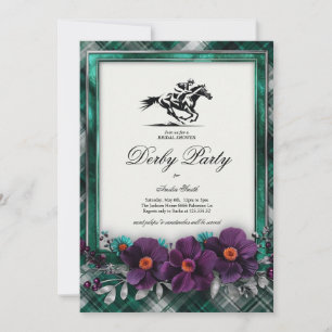 Invitation pour une fête prénuptiale sur le thème 