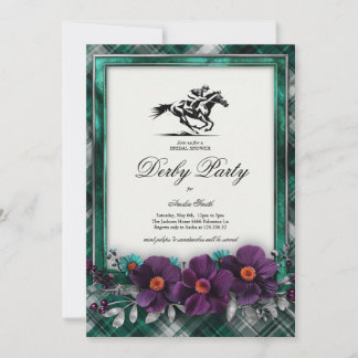Invitation pour une fête prénuptiale sur le thème