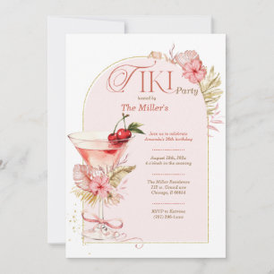 Invitation pour une fête Tiki imprimable