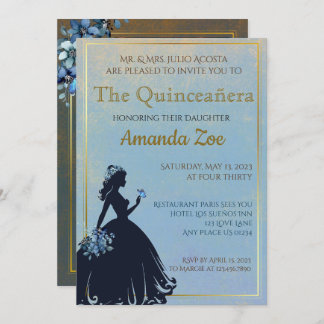 Invitation pour une Quinceañera