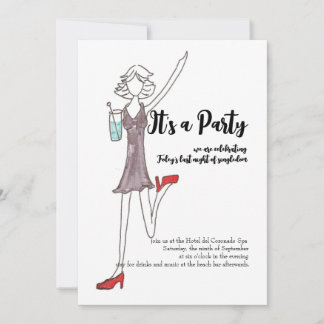 Invitation pour une soirée entre filles