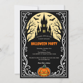 Invitation pour une soirée Halloween effrayante da
