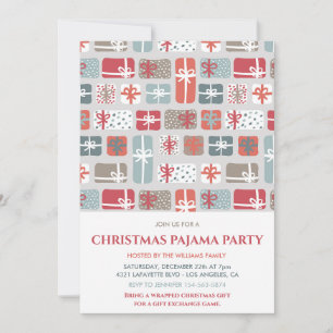 Invitation pour une soirée pyjama adulte Modèle de