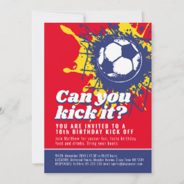 Invitation Pouvez-vous le lancer à la fête d'anniversaire de 