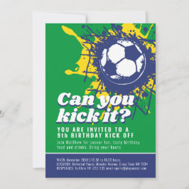 Invitation Pouvez-vous le lancer soirée d'anniversaire de foo