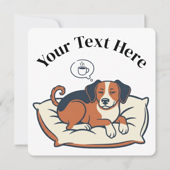 Invitation Powered by Coffee & Dog Dreams (Devant)