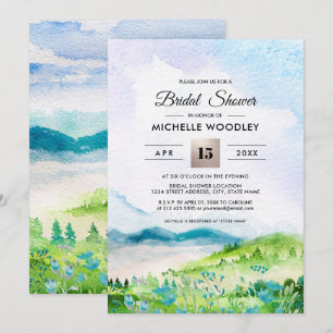 Invitation prairie sauvage   Fête des mariées Spring Mountain