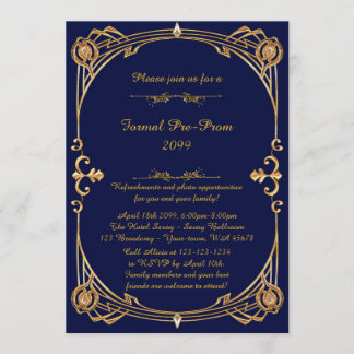 Invitation pré-bal, Pré bal, Quinceanera, Sweet16