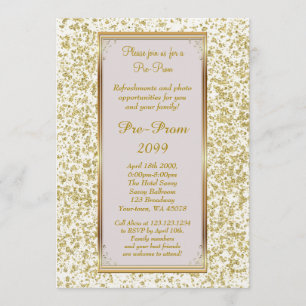 Invitation Pré-prom, Pré-prom, Doux-seize, Parties scintillan