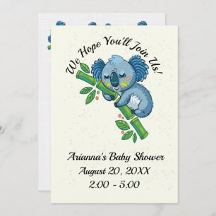 Invitation Précieuse au Baby shower