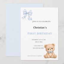 Premier anniversaire bébé garçon