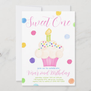 Invitation Premier Anniversaire de la Douce Fille