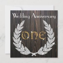 Premier anniversaire de mariage | Bois rustique et