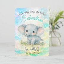 Premier Anniversaire d'Éléphant Faisons Beaucoup d