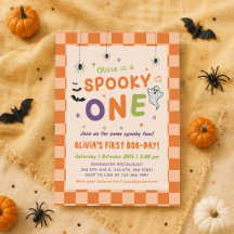 Premier anniversaire Halloween Spooky One Boo-Day