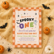 Premier anniversaire Halloween Spooky One Boo-Day