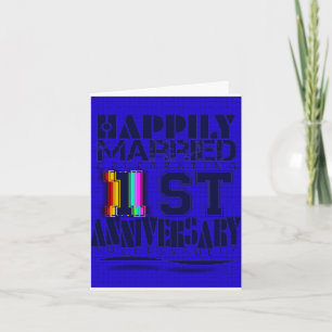 Invitation premier anniversaire mariage