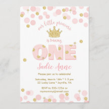 Premier anniversaire Princess Pink Gold Parties sc