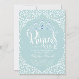 Invitation Premier anniversaire Royal Little Princess Ornamen
