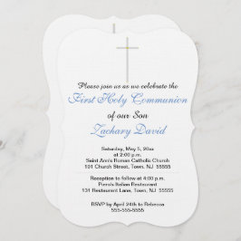 Invitation Premier Fils de la Croix de la Communion