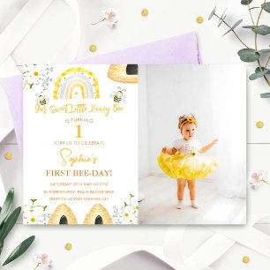 Invitation Premier Jour de l'abeille Notre Petit Miel Doux Ab