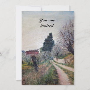 Invitation PREMIER PRINTEMPS EN GOUVERNALAIS / Paysage Toscan