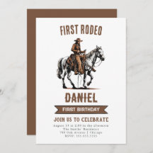 Premier Rodeo Cowboy 1er anniversaire