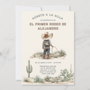 Invitation Premier Rodéo Enfant Personnalisée
