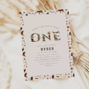 Invitation Premier Rodéo moderne Western Boys 1er anniversair