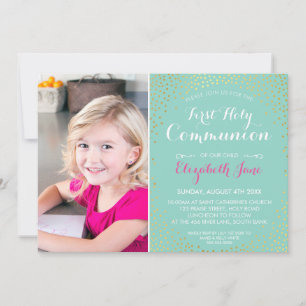 Invitation PREMIER SAINT-COLLECTIF mini-Monnaie de confettis 
