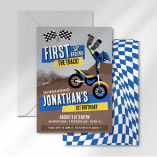 Invitation Premier Tour Autour de la Piste Anniversaire Moto 