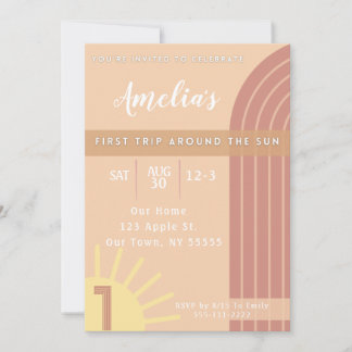 Invitation Premier Tour autour du Soleil