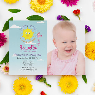 Invitation Premier Tour Autour Du Soleil 1er Anniversaire