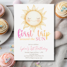 Premier tour autour du Soleil Fête d'anniversaire 