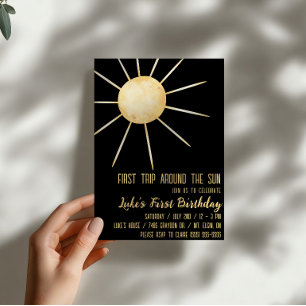 Invitation Premier Tour Autour du Soleil, Sunray 1er Annivers