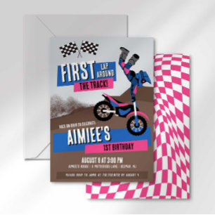 Invitation Premier Tour du Circuit Dirt Bike Anniversaire