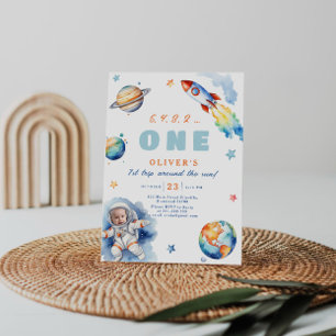 Invitation Premier voyage autour du soleil Anniversaire