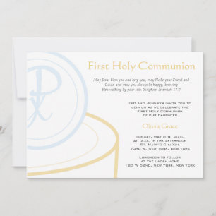 Invitation Première communion