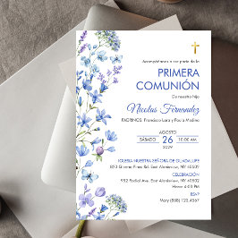 Invitation Première Communion Croix Première Commu