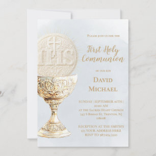 Invitation Première communion Eucharistie