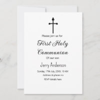 Première communion sacrée catholique simple QR min
