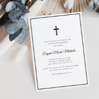 première communion simple cadre